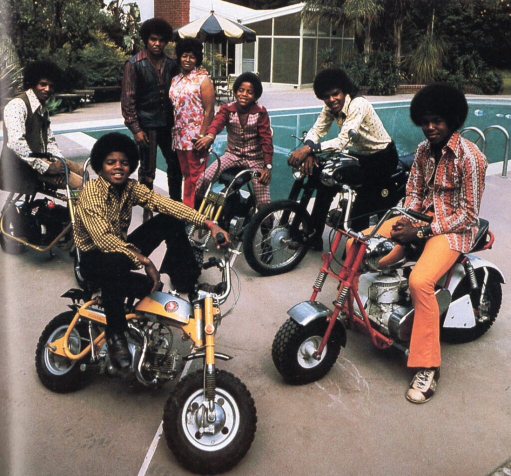 Jackson brothers with Honda Monkeys