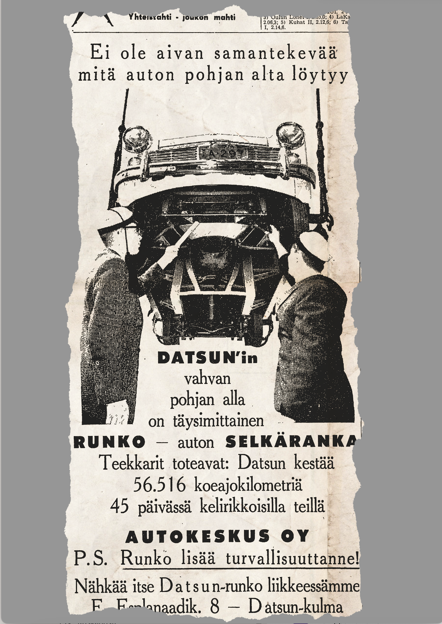 Mobilisti Datsun Bluebird 1200 1962