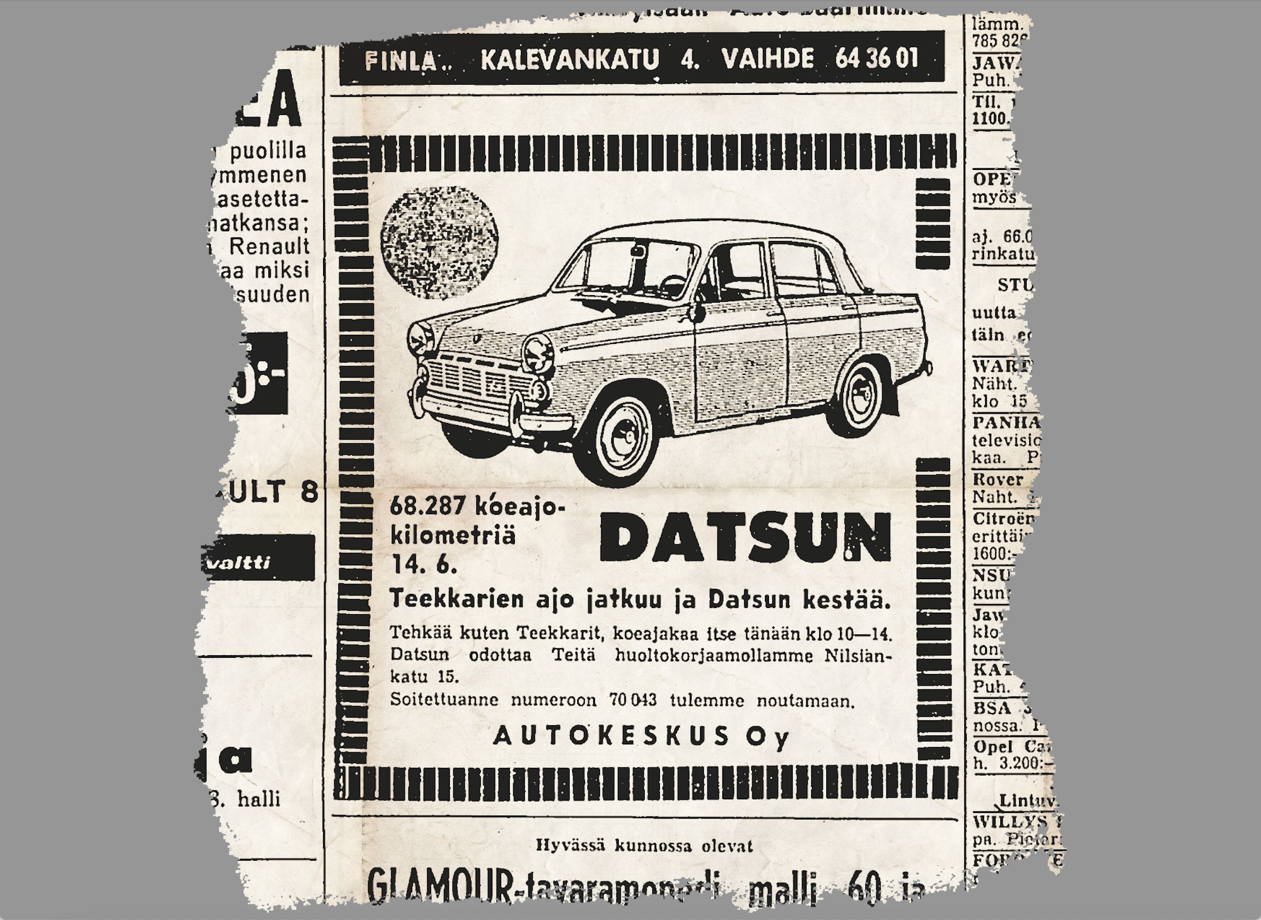 Mobilisti Datsun Bluebird 1200 1962