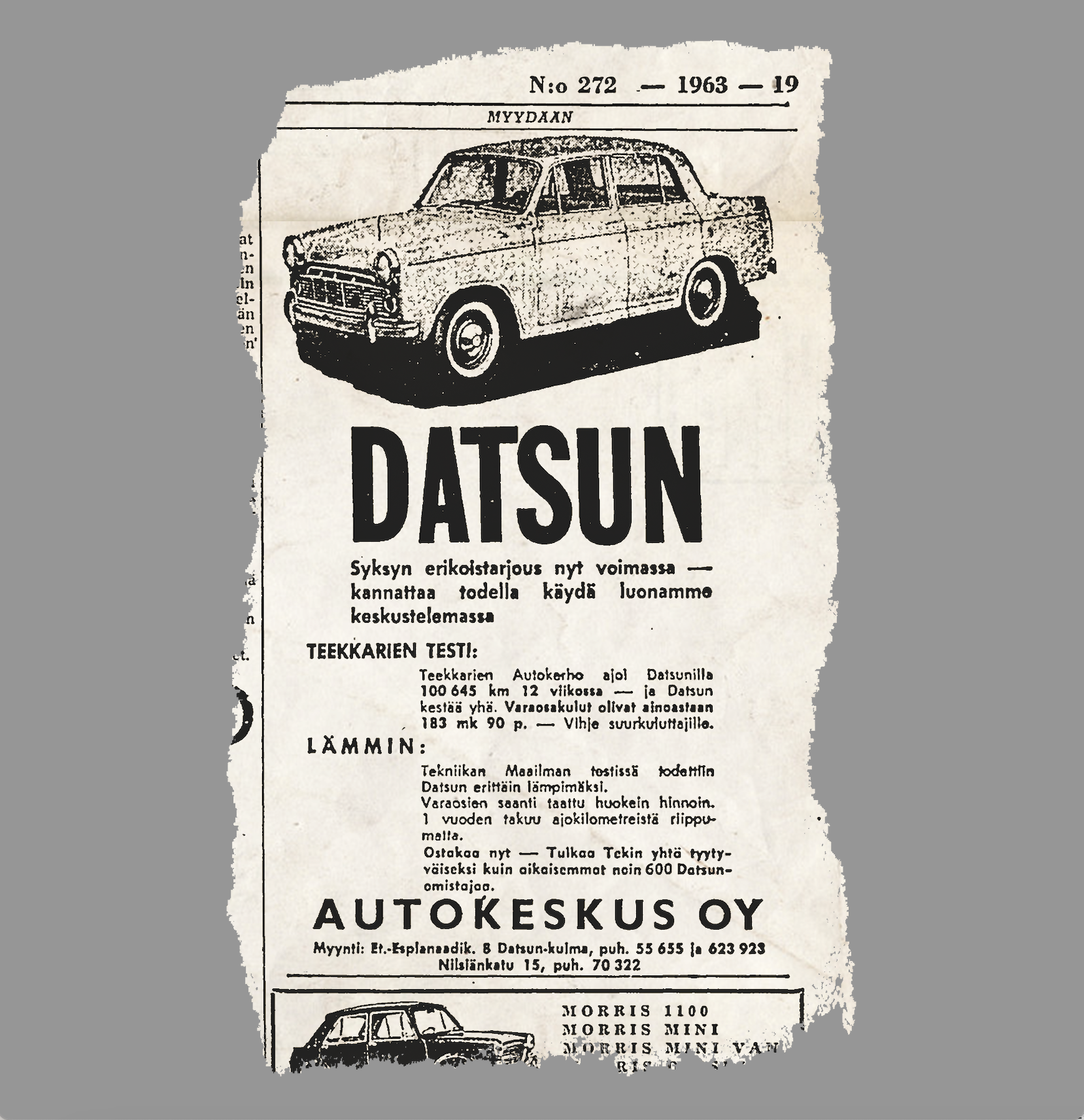 Mobilisti Datsun Bluebird 1200 1962